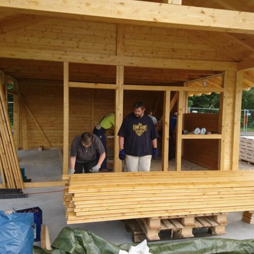 Vereinsarbeit – Platzbau