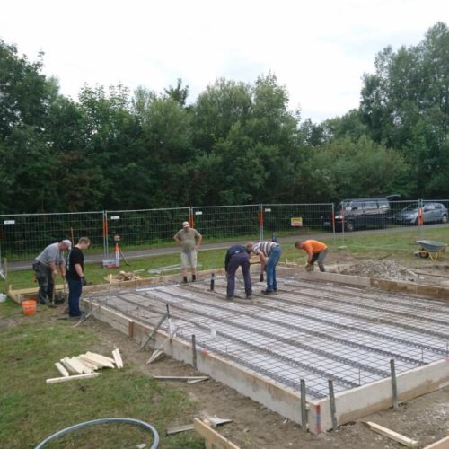 Vereinsarbeit – Platzbau